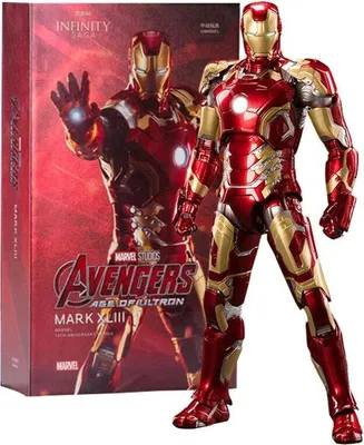 Obrázek produktu pro Sběratelská akční figurka - Infinity Saga Iron Man - Mark XLIII.