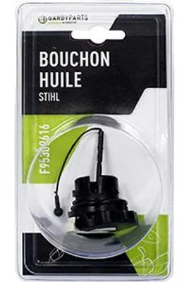 Image de Bouchon D'huile Adaptable Stihl. Remplace Origine 0000-350-0526, 0000-350-0537. Sous Blister.