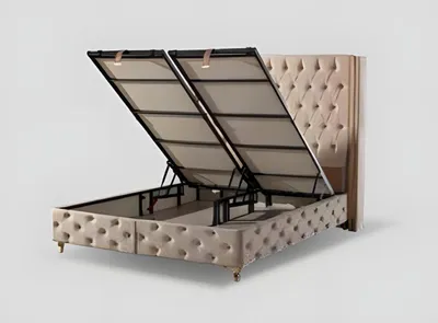 Produktbild von s Boxspringbett mit elegantem Kopfteil Modernes Design für Komfort
