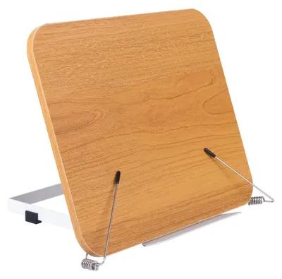 Produktbild von Omgoods – Bücherständer, verstellbar – Holz – Faltbar – Leicht – Rutschfest – Winkel verstellbar von 0–90° – Bücherhalter