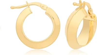 Produktbild von 9 Karat (375) Gold Damen - Paar Creolen - 16mm*5mm; TRS35907