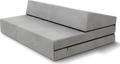Produktbild von Klappmatratze 120x200 cm Futonsofa SUZI Polyurethan Höhe ca. 9 cm Trinity Grau