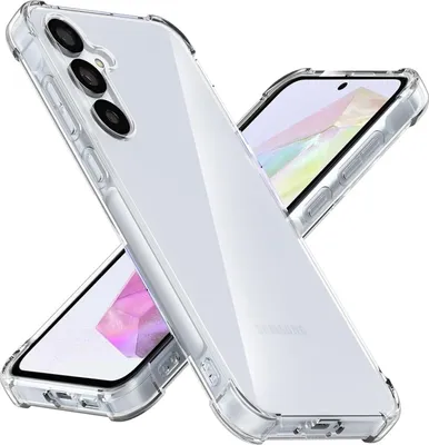 Produktbild von Hülle für Samsung Galaxy A35 Weich Transparent Handyhülle mit Verstärkte Ecken Bumper Schutzhülle