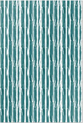 Produktbild von Abstraktes Muster aus gemalten Linien – Vinylteppich – 140x210 cm – Indoor Teppich – Flur – Pflegeleicht – Modern