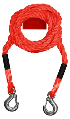 Imagen del producto de Cable de remolque, capacidad máxima de tracción: 2800 kg, color rojo