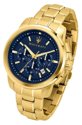 Produktbild von Armbanduhr Edelstahl Maserati SUCCESSO Chronograph Herren gold D3UMAR8873621021