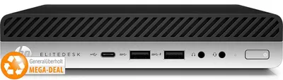 Produktbild von tecXL EliteDesk 800 G4 MP, 2,1 GHz, Intel® Core™ i5, i5-8500T, 16 GB, 512 GB, Windows 11 Pro