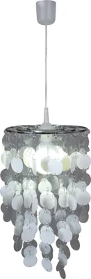 Produktbild von Näve 7013623 Deko-Pendelleuchte ; Farbe: Chrom / Weiß / Transparent