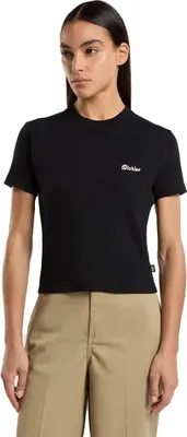Image de Dickies Lewistown Embro T-shirt manches courtes Noir M Femme Noir M