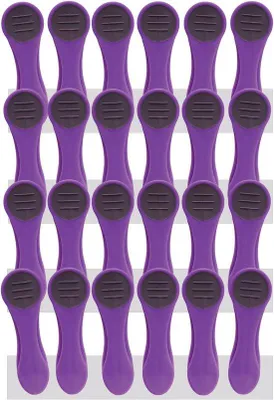 Produktbild von Famanu Wäscheklammern aus Edelstahl mit Soft Grip - 24 Stück
