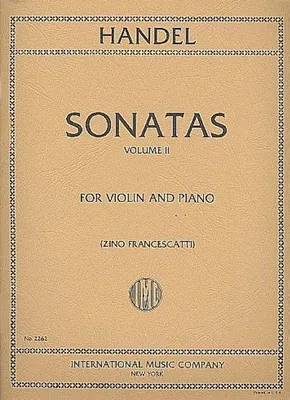 Produktbild von Sonatas op.1 vol.2for violin and piano