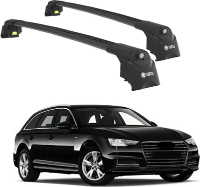 Produktbild von TURTLE STREŠNÝ NOSIČ AIR-2 , Čierna AUDI A4 AVANT (B9) 2016 - 2024 (ESTATE)