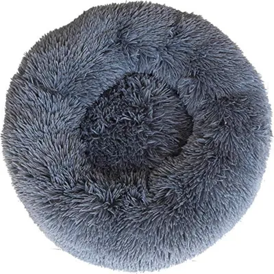 Immagine prodotto di Cuscino a forma di ciambella per gatti e piccoli cani - imbottitura morbida, dimensioni 36 x 36 x 12 cm - adatto per animali domestici fino a 3 kg