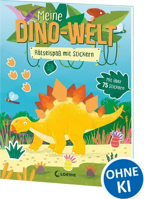 Produktbild von Meine Dino-Welt - Rätselspaß mit Stickern