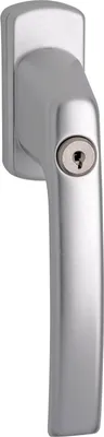 Produktbild von MACO Fenstergriff HARMONY - Sperrzylinder, VK 7x35 mm, Alu silber eloxiert