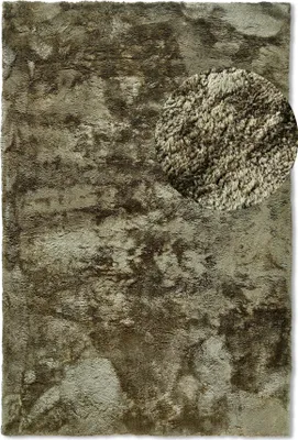 Zdjęcie produktu dla Dywan pluszowy shaggy do salonu 160x230cm, gruby butelkowa zieleń