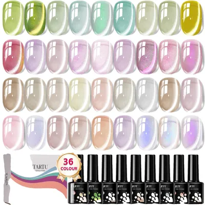 Immagine prodotto di Set di smalti gel, 36 colori, formula semipermanente, TT36002