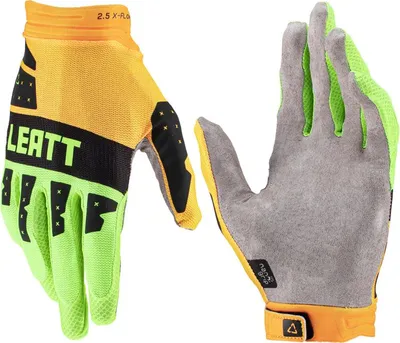 Produktbild von Moto 2.5 X-Flow Handschuh Citrus Orange/Gelb Fluo/Schwarz Grösse L
