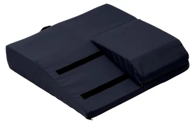 Produktbild von Ergonomisches Sitzkissen für Hüftarthrodese mit austauschbarem Keil, 40x40x8 cm