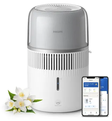 Obrázek produktu pro Philips 5000 series Zvlhčovač vzduchu, Bílá, Plast, 1,5 m, 14,1 W, AC, 220-240 V