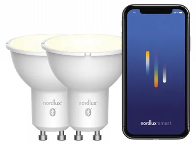 Produktbild von Nordlux 2070041000, Intelligente Glühbirne, Weiß, GU10, 2200 K, 6500 K, 450 lm