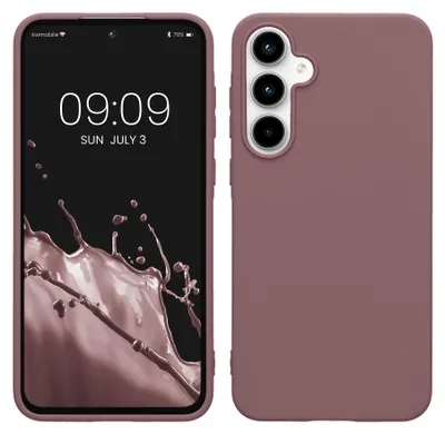 Produktbild von kwmobile Handyhülle für Samsung Galaxy A55 5G Hülle - TPU Case - Kabelloses Laden - Schutzhülle Cover in Grape