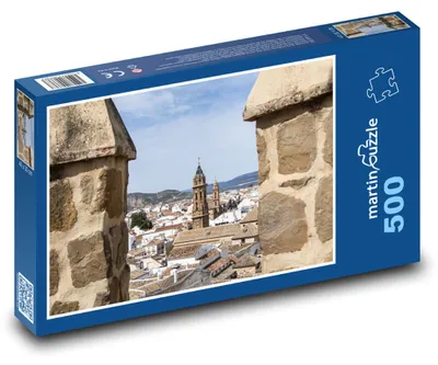 Produktbild von Puzzle 500 Kirchturm in der Stadt - martinpuzzle