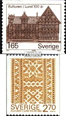 Produktbild von Briefmarken Schweden 1982 Mi 1193-1194 (kompl.Ausg.) postfrisch Museum