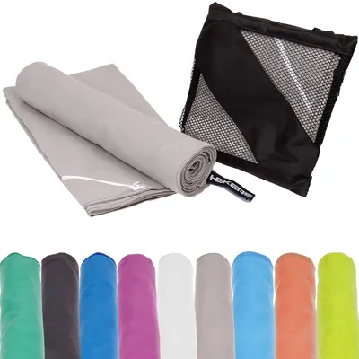Image de Lot de 2 serviettes de sport en microfibre, dimensions 40 x 80 cm