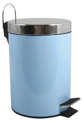 Produktbild von MSV Treteimer fur Bad/Toilette - pastellblau - 3 Liter - 17 x 25 cm