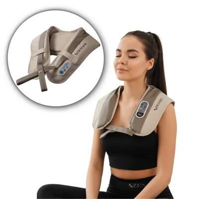 Obrázek produktu pro Masážní přístroj na krk s poklepem Masážní přístroj na krk a záda a ramena elektrický Zenet ZET-756
