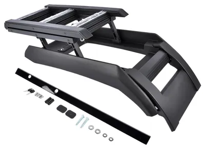 Image de Supports de toit latéraux - Land Rover Defender 90/110 L663 2020-2024 - Accès latéral au toit - Noir