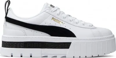 Zdjęcie produktu dla Puma Mayze Leather - Buty damskie na platformie skórzane białe 381983-01 , Rozmiar: EU 40.5 UK 7