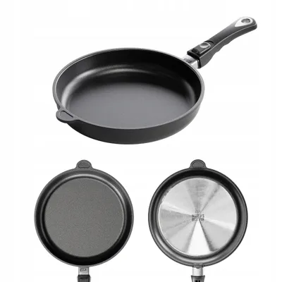 Zdjęcie produktu dla Patelnia do smażenia AMT z nieprzywierającą powłoką, 28 cm, INDUKCJA