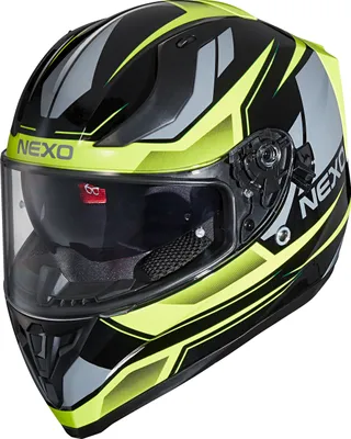 Produktbild von Nexo Integralhelm Sport II Gelb Dekor #20 XS
