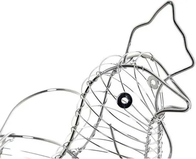 Produktbild von Famanu Eierhalter aus Metall - Vielseitig und dekorativ (33 x 18 x 26 cm)