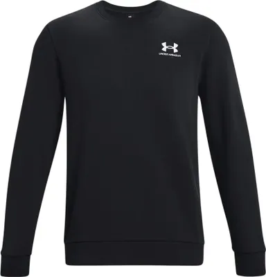 A black long-sleeved sweatshirt with the Under Armour logo on the chest.