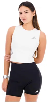 Immagine prodotto di Canotta Adidas Camiseta adidas adi365 Iconic Running Crop tirantes blanco puro mujer da Donna