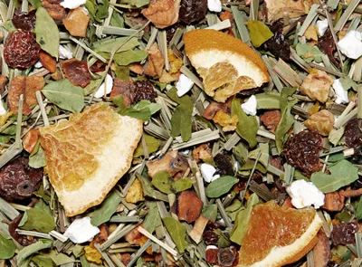 Produktbild von 1 kg Kräuterteemischung Moringa ohne Zusatz von Aroma