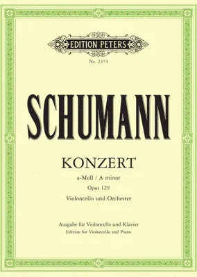 Produktbild von Cello Concerto in a Minor Op. 129 (Edition for Cello and Piano)