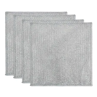 Produktbild von Sada 4ks - Multifunkčné kovové drôtenky na čistenie odolných škvŕn, Čistiace utierky, Čistiace pomôcky (20x20 cm) - SCRUBIWIPE