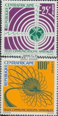 Produktbild von Briefmarken Zentralafrikanische Republik 1963 Mi 37-38 (kompl.Ausg.) postfrisch Fernmeldesatellitten