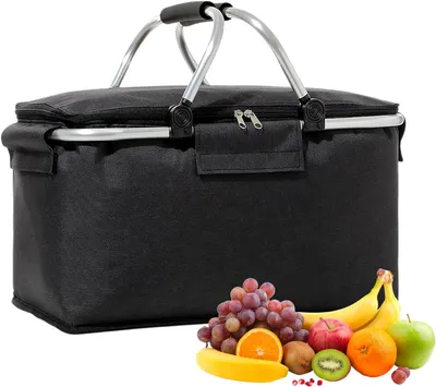 Produktbild von Kühltasche 30 l, schwarz, für Camping