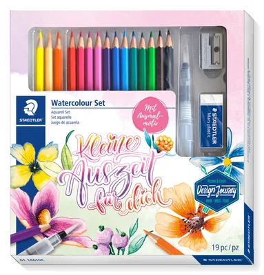 Produktbild von STAEDTLER Watercolour Set 19-teilig 4 Stück Verkaufseinheit 666514 4007817191668