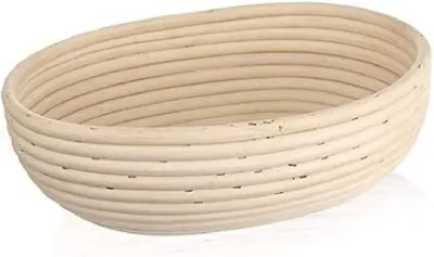 Zdjęcie produktu dla Koszyk do wyrastania chleba 28 x 22 x 9 cm, 1,5 kg, rattan, do ciasta chlebowego