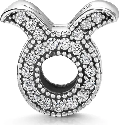 Produktbild von MATERIA by Matthias Wagner Sternzeichen Charm Stier Silber 925 mit Zirkonia 14