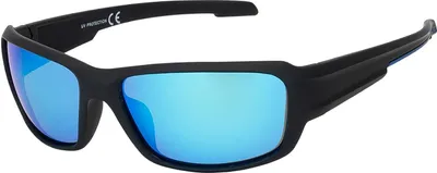 Produktbild von Uni Sonnenbrille Designer Sportlich Modern Urlaub Sommer Strand Damen Herren 30503 Blau