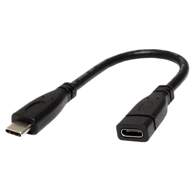 Obrázek produktu pro ROLINE 11.02.9015 USB kabel USB 3.2 Gen 2 (3.1 Gen 2) 0,15 m USB C černý