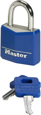 Image de Master Lock Lot de 4 cadenas à clé en acier 30mm 9131EURDCOL