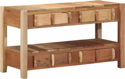 Obrázok produktu pre vidaXL TV stolík, hnedý, 83 x 33 x 46 cm, masívne recyklované drevo